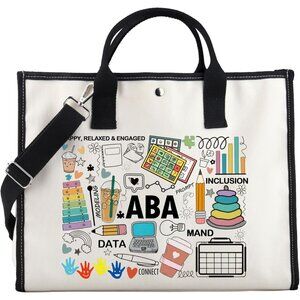 Autism ABA Therapist Tote Bag - Mental Illness Awareness Gift for BCBAs